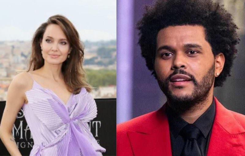 Angelina Jolie e The Weeknd são flagrados juntos em Los Angeles