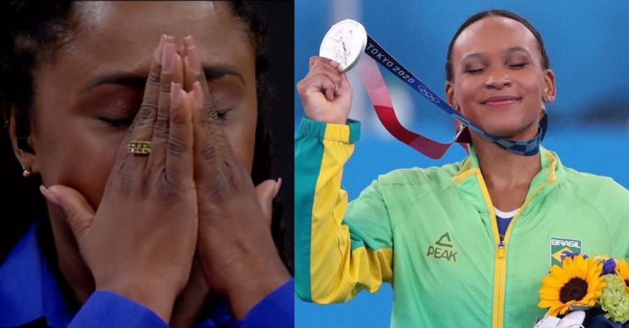 Daiane dos Santos se emociona com conquista olímpica de Rebeca Andrade