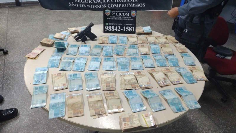 Homem é preso com mais de R$ 79 mil de vendas de drogas