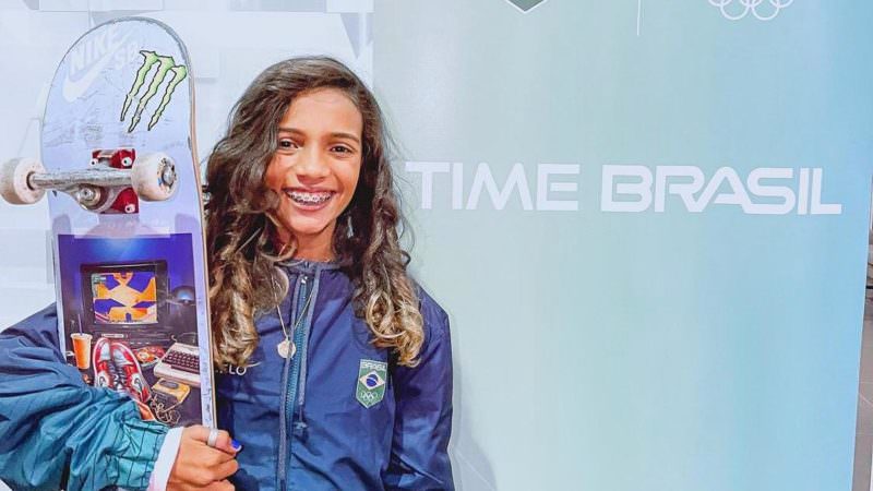 ‘Fadinha’, 13 anos, medalhista olímpica e inspiração no esporte nacional