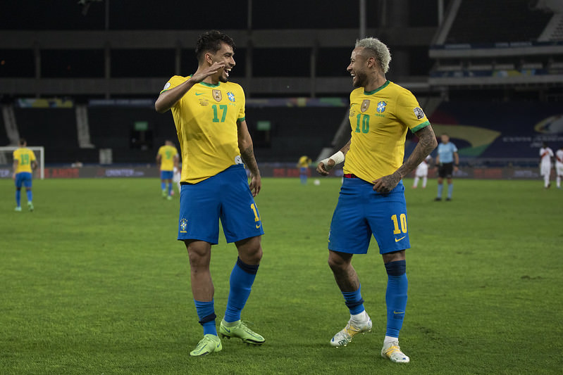 Neymar e Paquetá lideram e Brasil chega à final da Copa América
