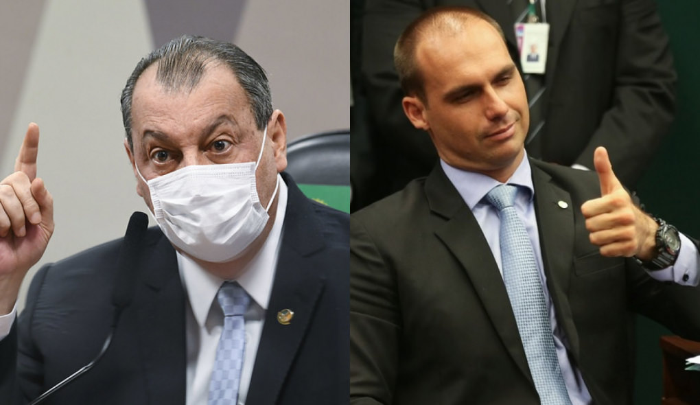 Omar processa Eduardo Bolsonaro por danos morais e pede R$ 44 mil