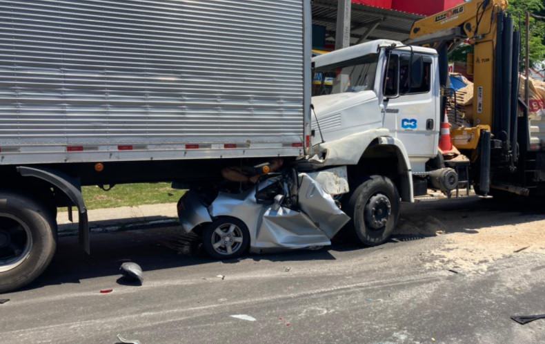 Após morte de madrasta e enteada, IMMU diz que não pode proibir veículos pesados na Rodrigo Otávio