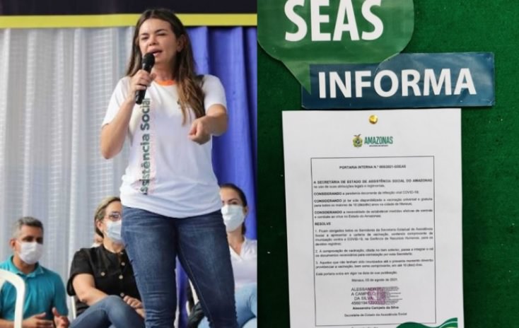 Alessandra Campêlo proibirá entrada de  servidores não vacinados na Seas