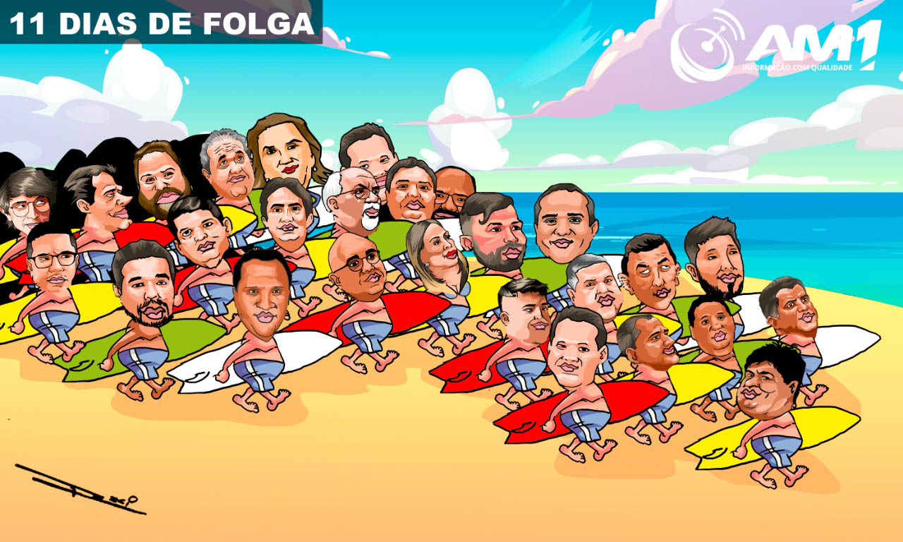 Por causa do 7 de setembro, vereadores decidem tirar 11 dias de folga em Manaus