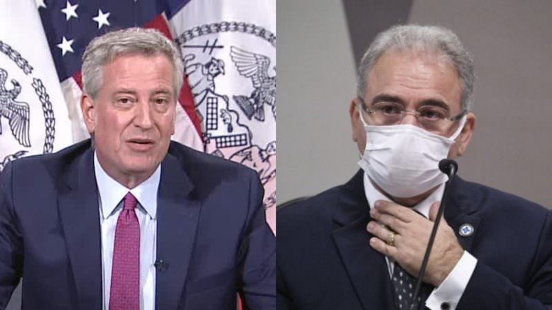 Prefeito de NY ironiza covid de Queiroga
