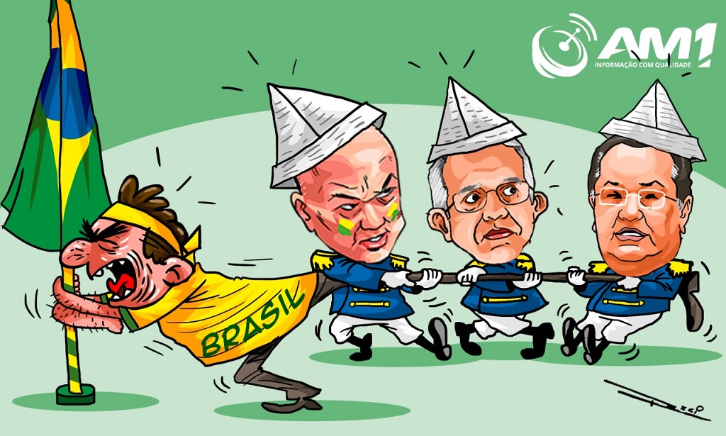 Silas, Menezes e Romero disputam apoiadores para atos desta terça-feira