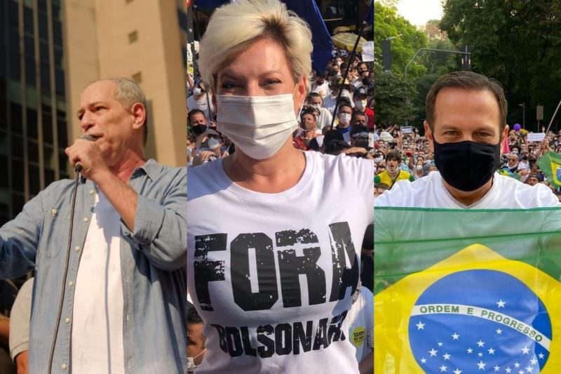 Políticos de oposição vão a ato na Paulista contra Bolsonaro