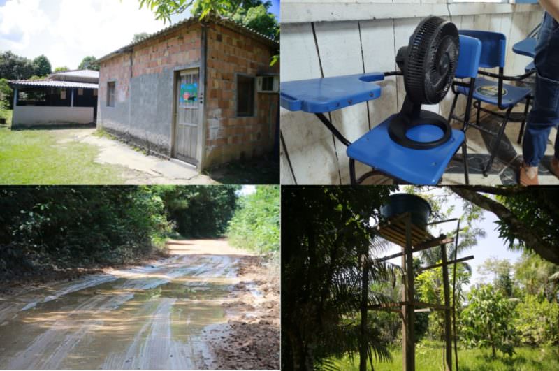 Aglomerados, no ventilador e sem água: alunos de escola municipal são humilhados em Manaus