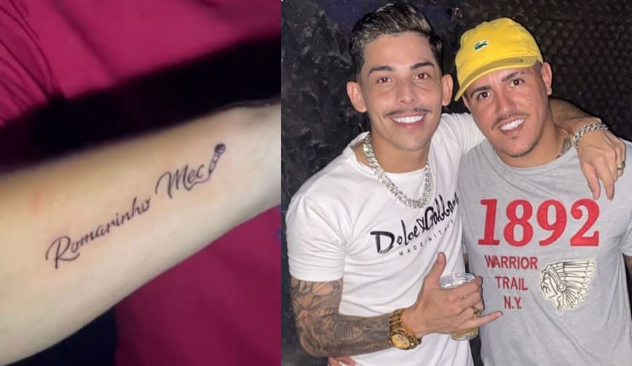 Amigo morto no velório de Romarinho havia feito tatuagem em homenagem ao cantor