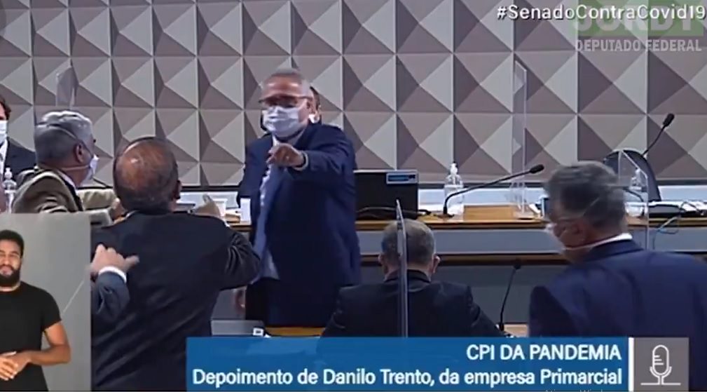 Senadores se xingam de vagabundo, picareta e ladrão na CPI da Covid