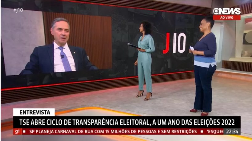 'Inveja branca', diz Barroso durante entrevista