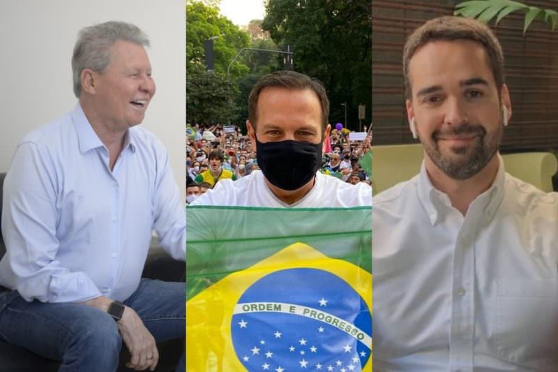 Arthur, Doria e Leite ‘duelam’ em debate por candidatura a presidente pelo PSDB