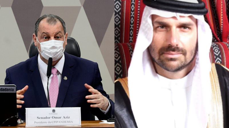 Omar Aziz ironiza viagem de Eduardo Bolsonaro a Dubai: ‘é o verdadeiro sheik’