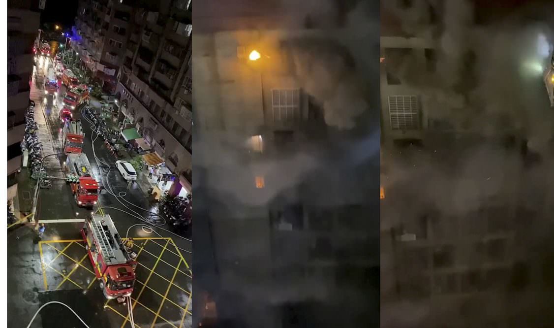 Incêndio em prédio deixa 46 mortos em Taiwan