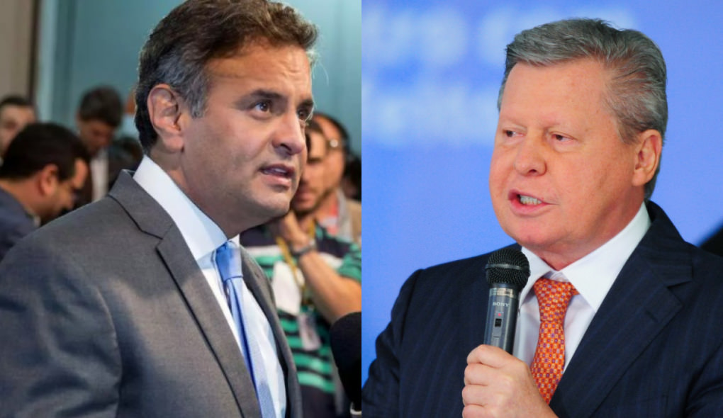 Chamado de 'maçã podre' por Arthur Neto,  Aécio Neves rebate: 'figura pouco relevante'