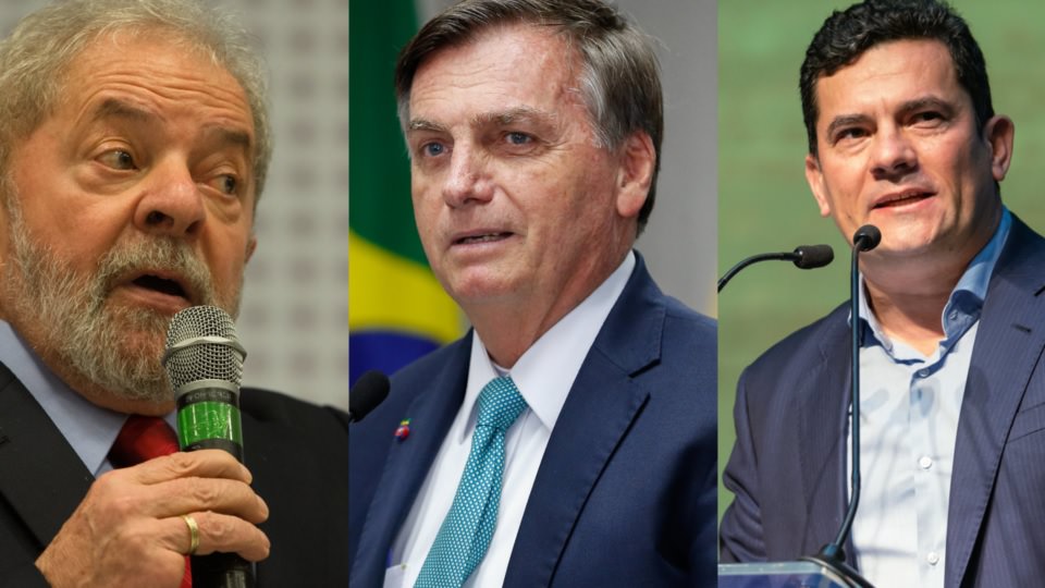 Lula lidera com 35%, Bolsonaro tem 29% e Moro aparece com 11%, diz pesquisa