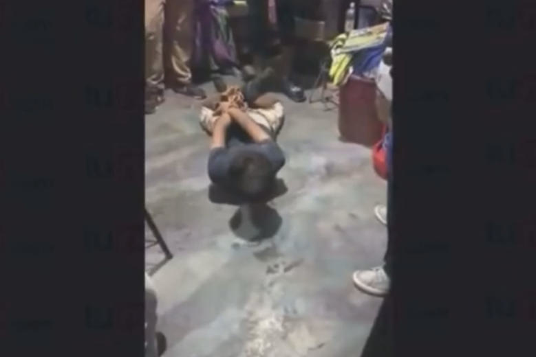 Vídeo: jovem é amarrado após ser ‘possuído’ por demônio enquanto jogava Free Fire