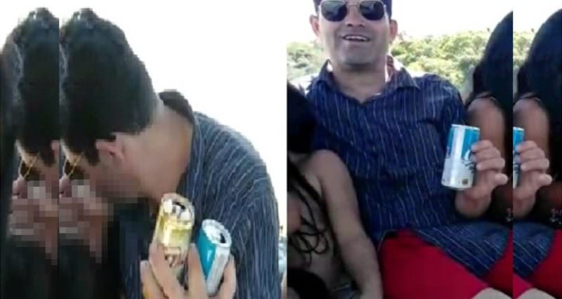 Homem é morto depois de ser filmado beijando criança