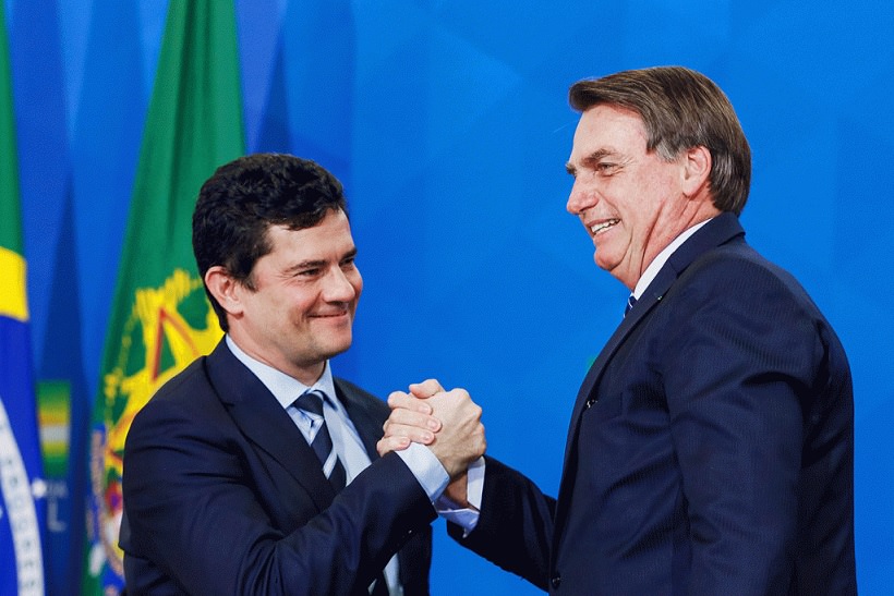Moro escolhe dia da filiação de Bolsonaro ao PL para lançar livro em Brasília