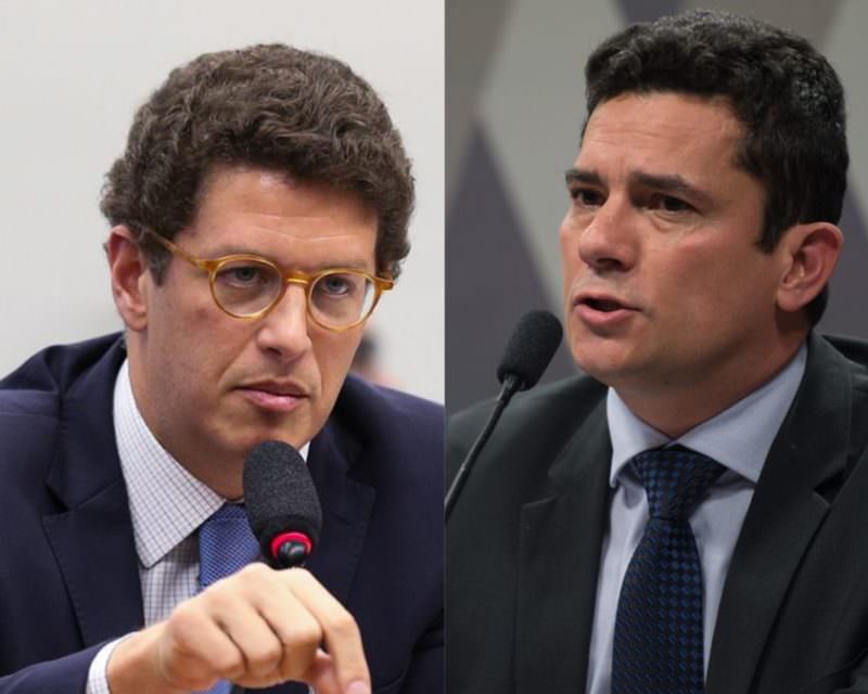 Ricardo Salles critica Sergio Moro: ‘comunista e a favor de drogas’