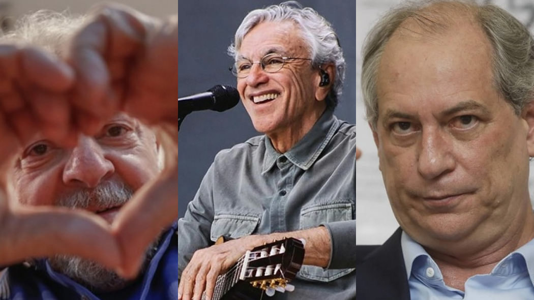 Caetano diz que está em dúvida para 2022: ‘meu coração está com Lula e com Ciro’