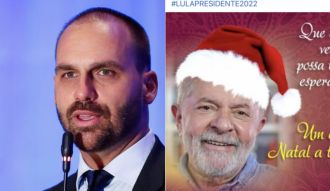 Eduardo Bolsonaro denuncia ex-deputado petista por 'propaganda antecipada' de Lula
