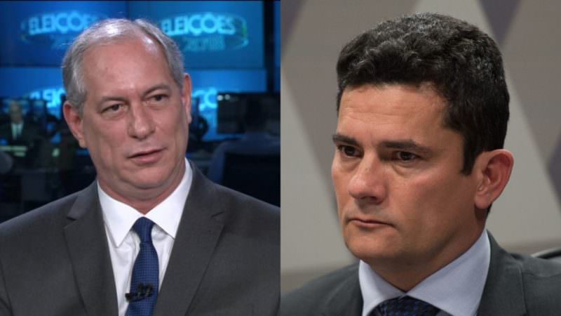 Ciro diz que Moro foge de debates com ele e dispara: 'covarde'