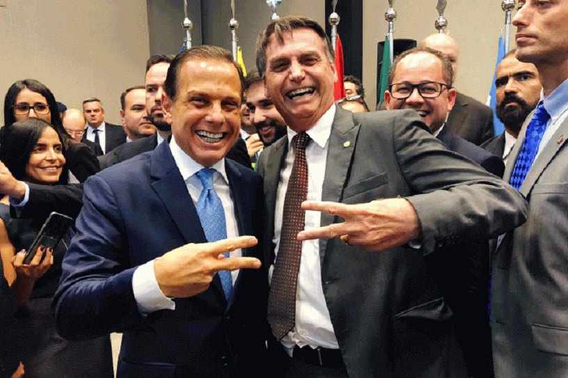 Bolsonaro e Doria estão empatados, só que na rejeição: 60%