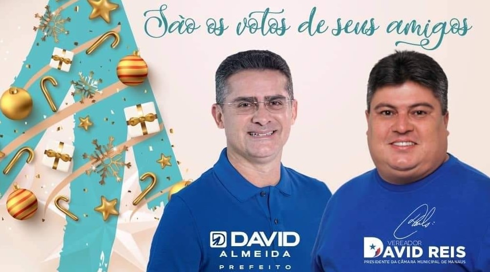 David Reis escancara ‘casamento’ com David Almeida em mensagem conjunta de Natal
