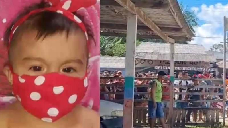 Vídeo: população tenta invadir delegacia para linchar suspeito de matar bebê de 1 ano no Amazonas
