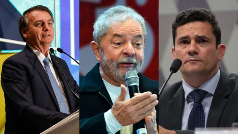 Nova pesquisa mostra crescimento de Lula e Moro na corrida presidencial