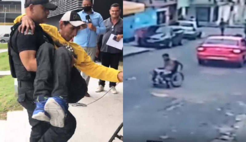 Vídeo: cadeirante é preso por matar homem a facadas em bar no Alvorada