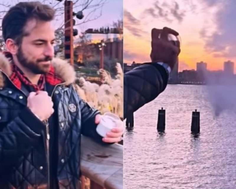 Vídeo: marido de Paulo Gustavo joga cinzas do humorista em parque de Nova York