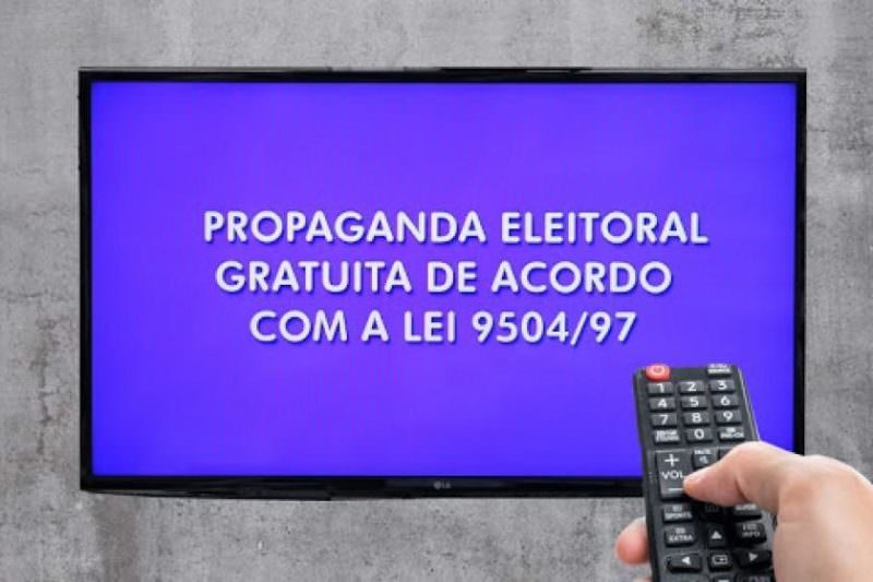 Candidatos de três partidos não têm horário de propaganda eleitoral exibido na TV
