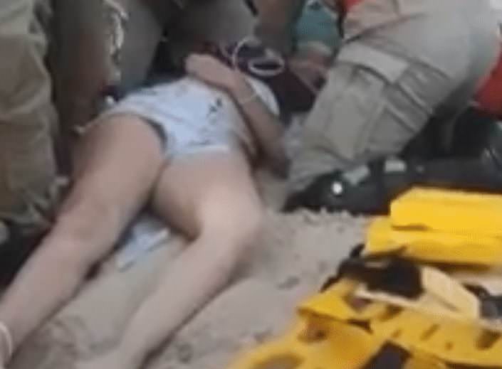 Vídeo: bombeiros ‘ressuscitam’ mulher na Ponta Negra