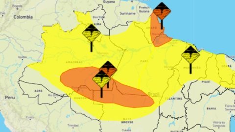 Inmet alerta para risco à saúde por queda de temperatura em 14 Estados e inclui o AM