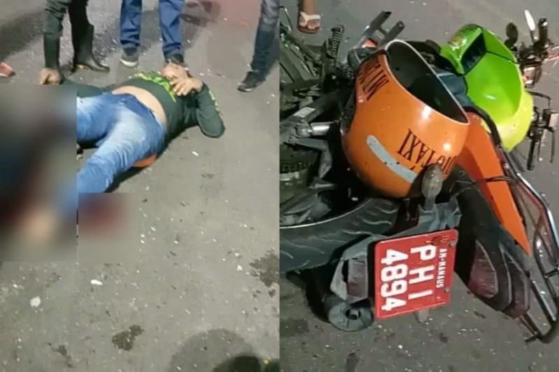 Vídeo: acidente deixa mototaxista gravemente ferido na zona Leste