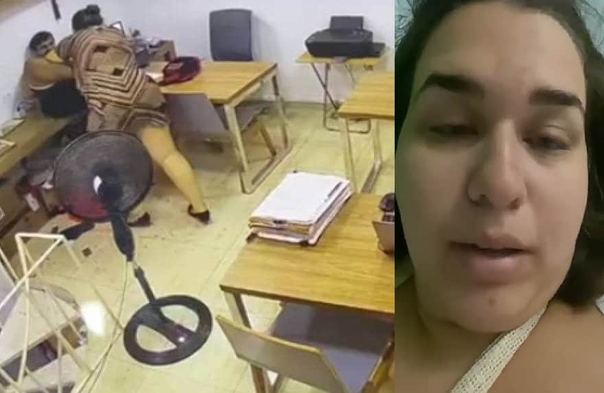 Vídeo: advogada luta pela vida contra cliente 'caloteiro' armado