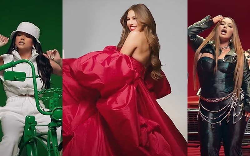 Fenômenos: Thalia lança clipe de ‘Baila Así’ com Becky G, Chiquis e Play-N-Skillz