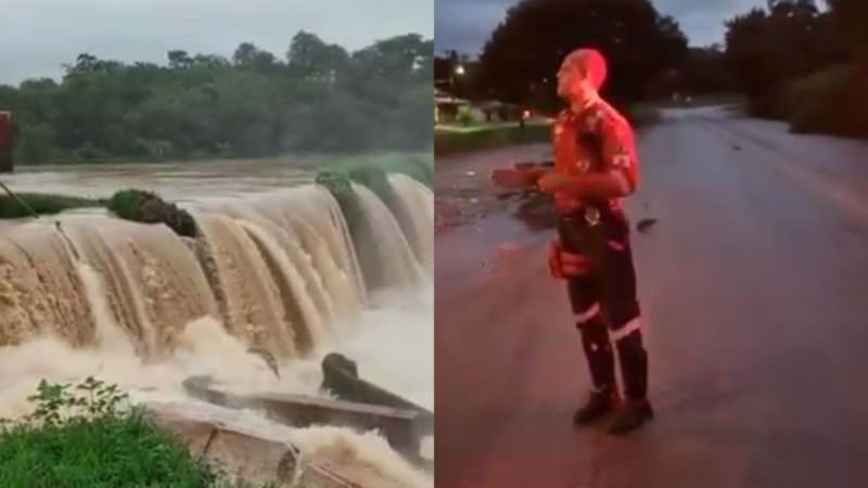 Vídeo: autoridades alertam sobre risco de rompimento de barragem em MG: ‘saiam de casa’