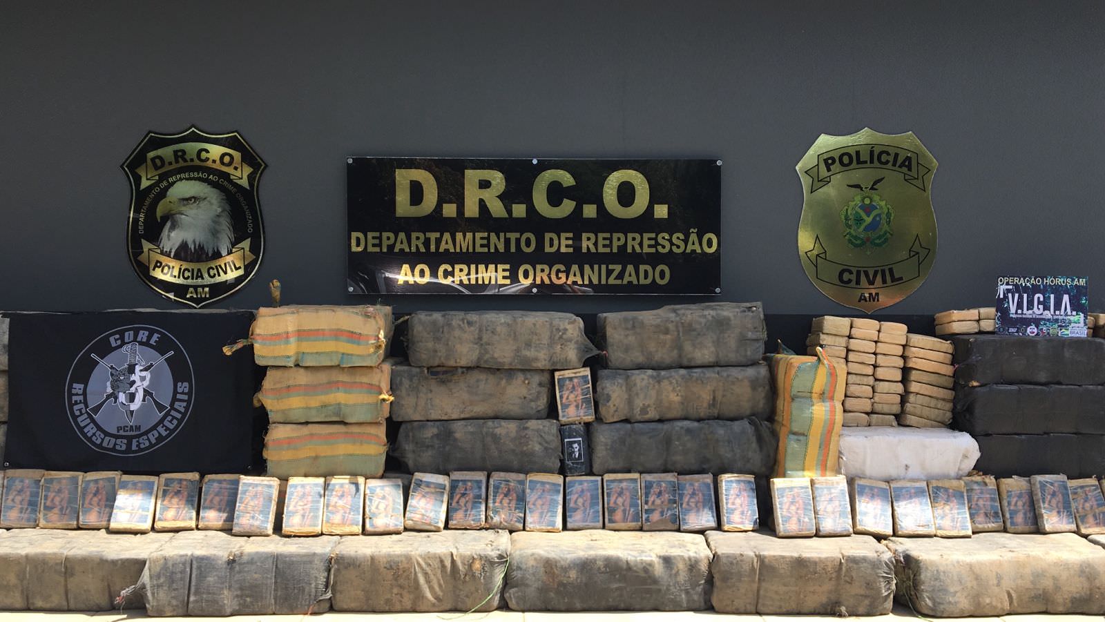 Polícia apreende três toneladas de drogas avaliadas em R$ 36 milhões no Amazonas