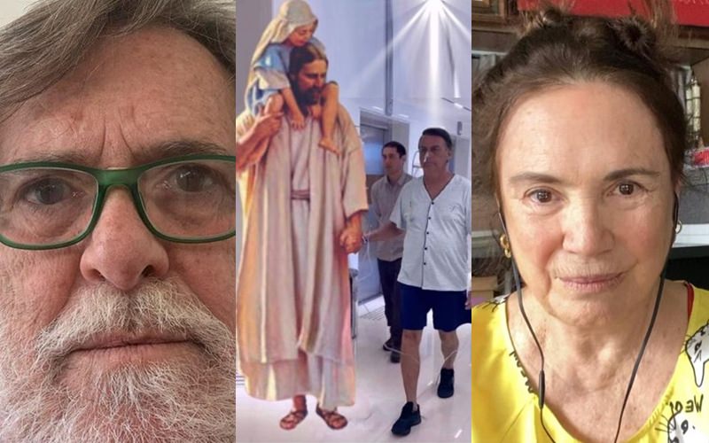 Zé de Abreu ataca Regina Duarte por montagem de Bolsonaro e Jesus: ‘Denunciem’