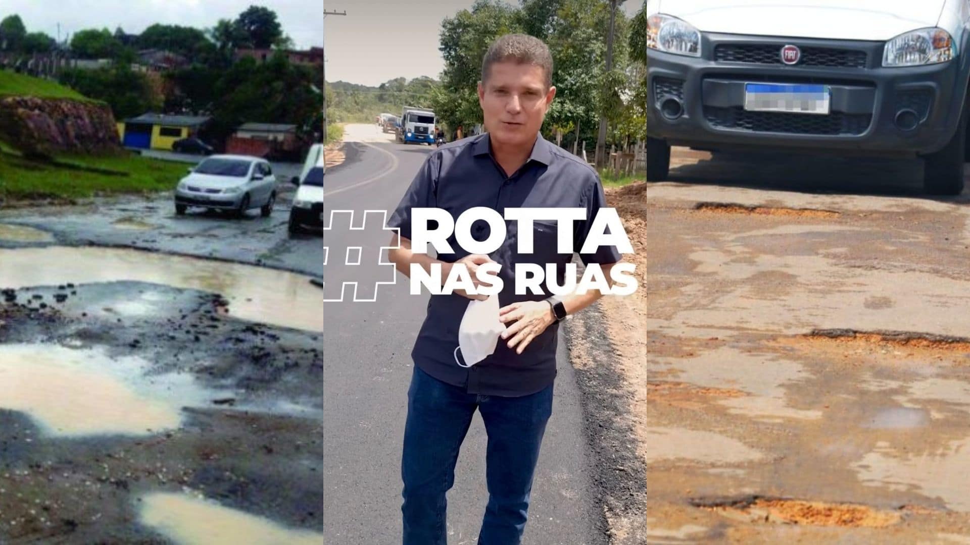 Rotta se exibe com ‘trabalho’ nas redes sociais, mas ignorou demanda dos moradores de Manaus