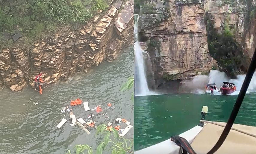 Tragédia: pedra se desprende e deixa mortos e feridos em MG; assista