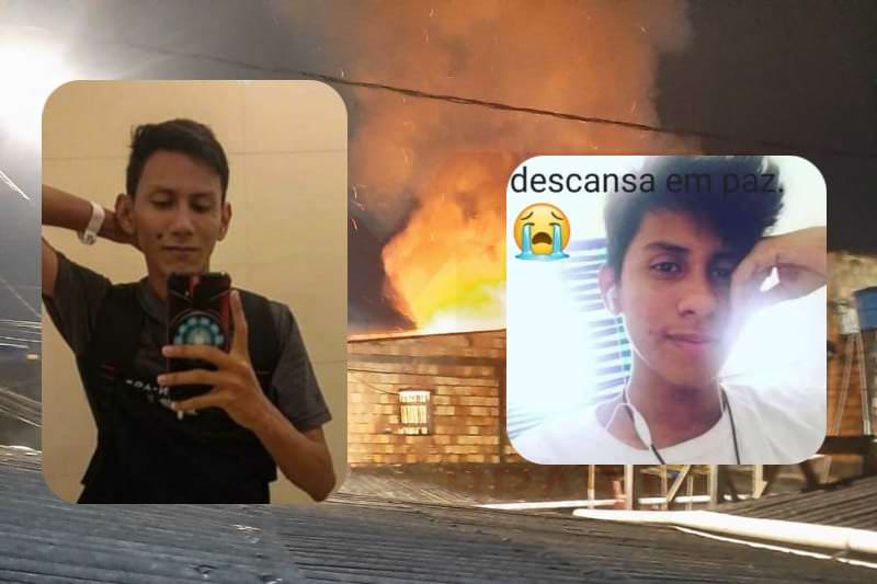 Jovem morre ao tentar salvar irmão durante incêndio em Manaus