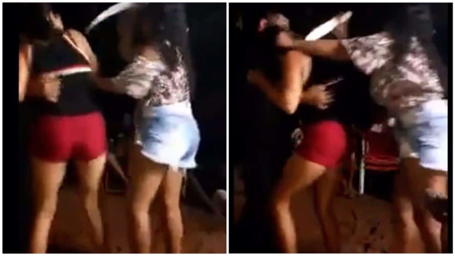 Vídeo: mulher flagra marido dançando com outra e mete a faca na ‘concorrente’
