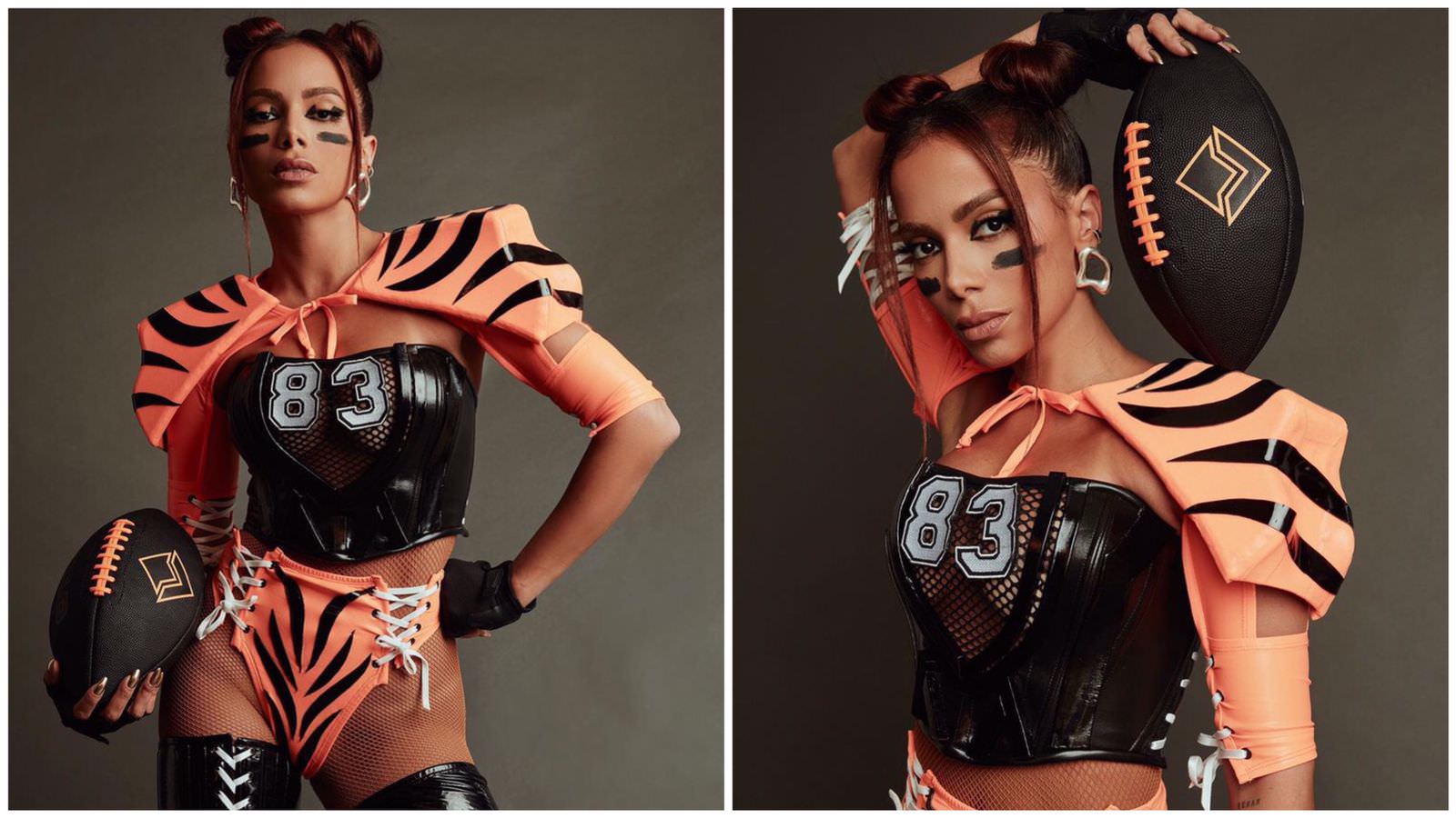 Anitta reune famosos em ensaio de carnaval
