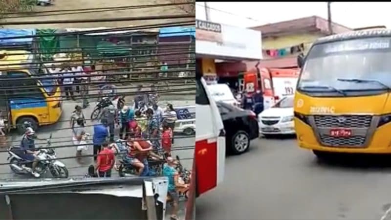 Vídeo: mulher é atropelada por amarelinho que dirigia na contramão em Manaus