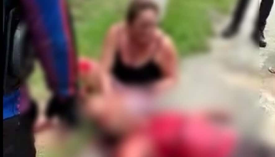 Imagem forte: homem é perseguido e executado na frente da esposa em Manaus